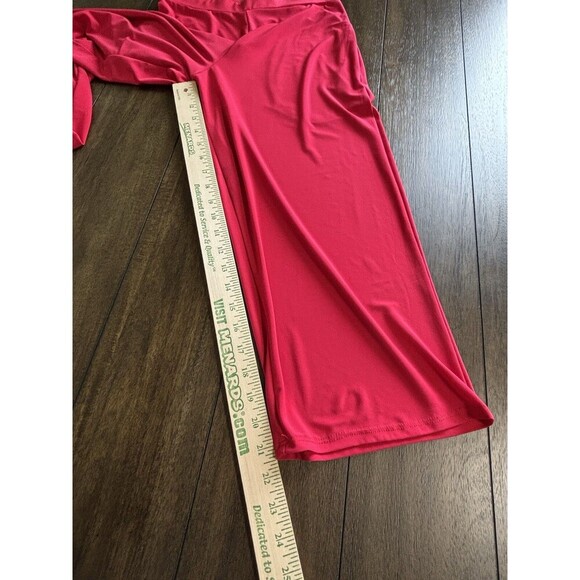 Anthony Original Pull-On Wide Leg Crop Pant Red Petite Small Made in the USA - Picture 4 of 6